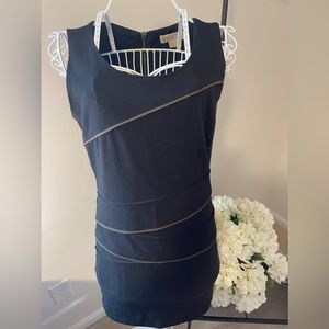 Michael Kors, Black Zipper Dress, Size 8P